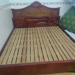 Thanh Lý Giường Gỗ Tràm 1m8 3 Giường gỗ tràm 1m8x2m giá rẻ