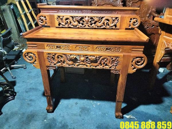 Bàn thờ gỗ 2 tầng thanh lý giá rẻ 2 Bàn thờ gỗ 2 tầng thanh lý 90% giá rẻ = 1/2 mới