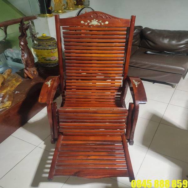 Thanh lý ghế gỗ nằm thư giản giá rẻ 1 Ghế gỗ nằm thư giãn giá rẻ chất lượng như mới
