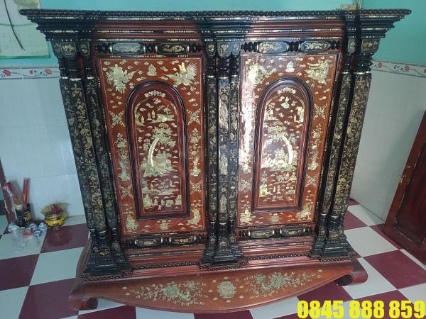 Thanh lý tủ thờ gỗ cũ giá rẻ 1 Thanh lý tủ thờ gỗ cũ giá rẻ