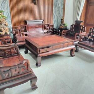 Thanh lý salon gỗ phòng khách 10 món giá rẻ