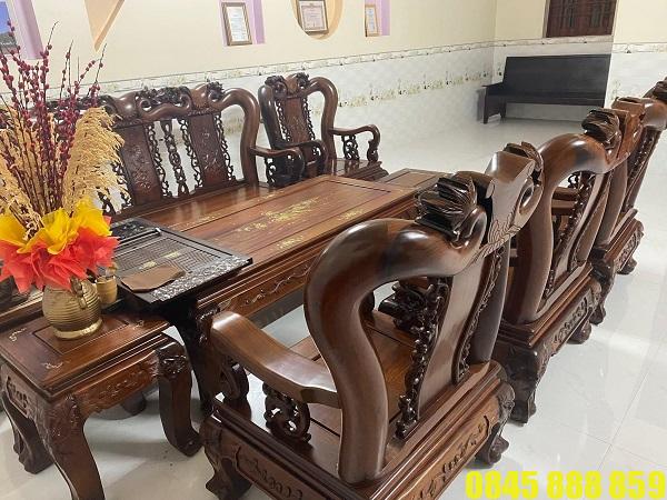 Cửa hàng mua bán bàn ghế cũ giá rẻ tại TPHCM 4 Bán bàn ghế gỗ phòng khách cũ giá rẻ TPHCM