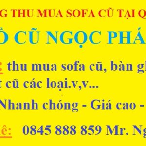 Chuyên thu mua sofa cũ tại quận 7