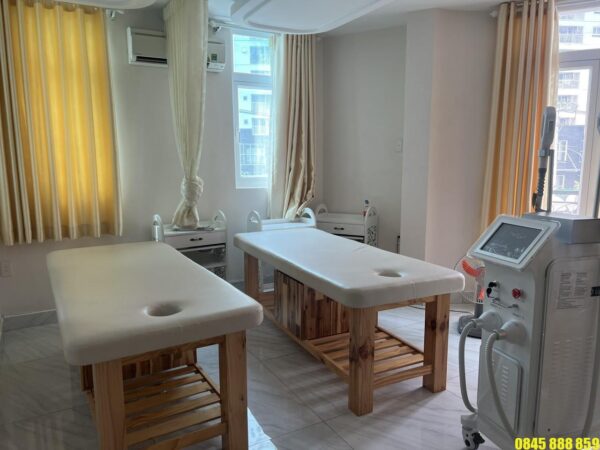 Thanh lý giường Spa có hộc tủ giá rẻ 3 Giường massage thanh lý giá rẻ TPHCM