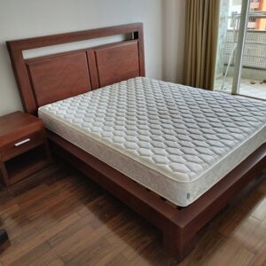 Thanh lý giường gỗ xoan đào 1m6 giá rẻ