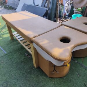 Thanh lý giường gội đầu bồn sứ giá rẻ 3 Giường Gội Đầu Bồn Sứ 2 trong 1 Chân Gỗ - Thanh Lý Giá Rẻ TPHCM