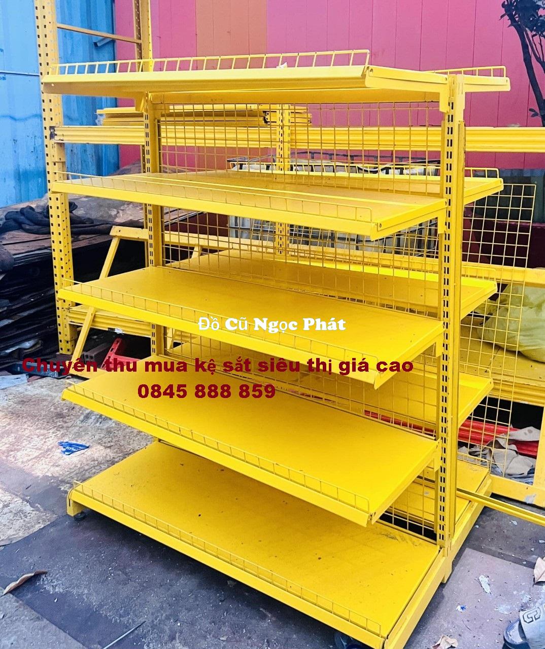 Thanh lý thu mua kệ sắt cũ TPHCM 5 Chuyên thu mua kệ sắt siêu thị giá cao