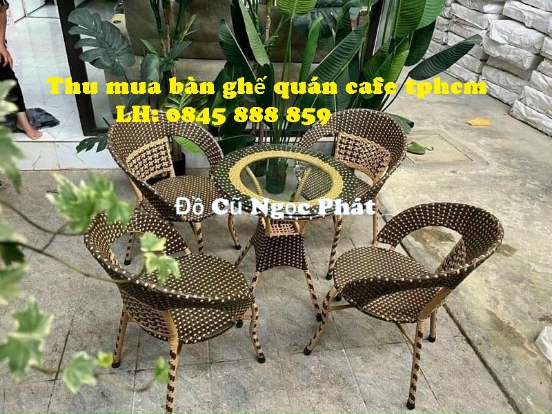 Chuyên thu mua bàn ghế quán cafe TPHCM