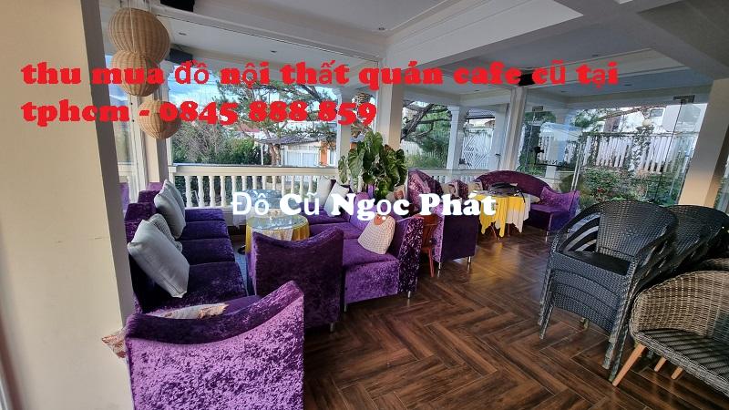 Chuyên thu mua đồ nội thất quán cafe tại TPHCM